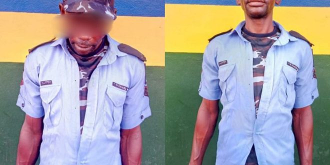 Man arrested with police uniforms in Lagos, claims he picked them from a dustbin