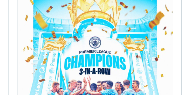 Manchester City win the English Premier League title as Arsenal suffer shock loss