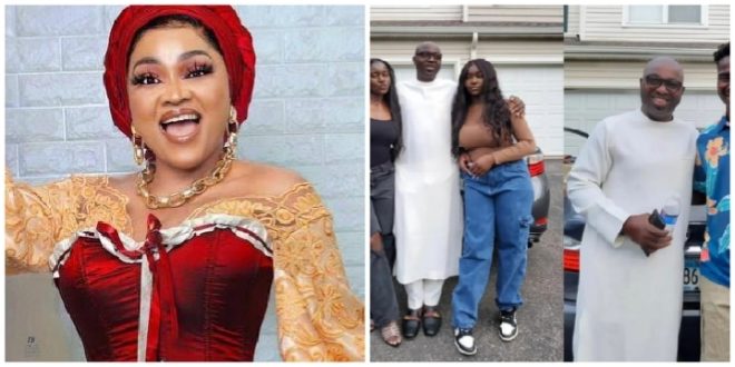 Mercy Aigbe Reacts As Husband Spends Time With First Wife, Asiwaju Couture's Children