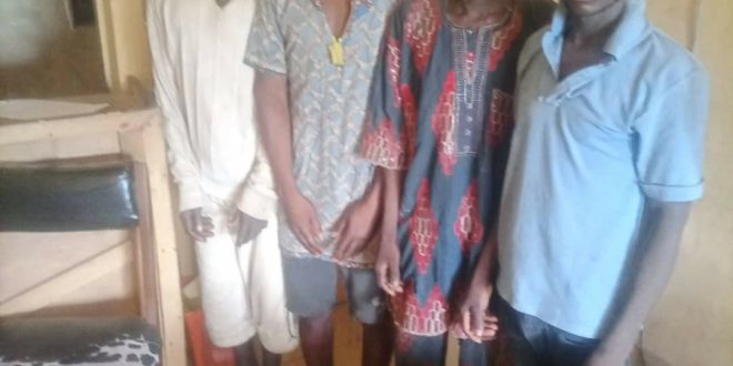 Ogun police arrests four farmers for allegedly killing a herdsman and cutting his body into pieces