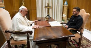 Pope Francis meets With Ukrainian President Volodymyr Zelenskyy at the  Vatican (photos)