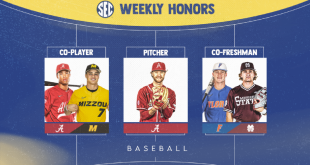 SEC Baseball Weekly Honors: Week 13
