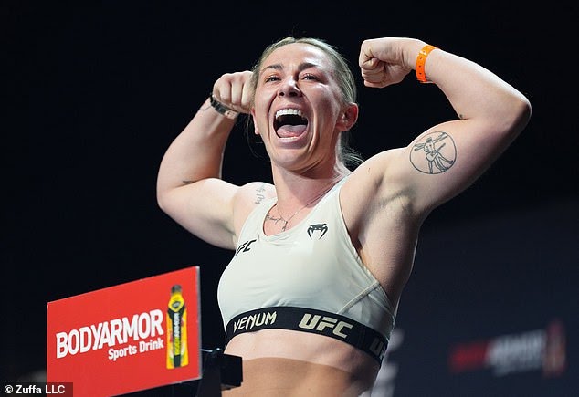 UFC star Molly McCann shows off the  �40k Rolex bought for her by Drake after she