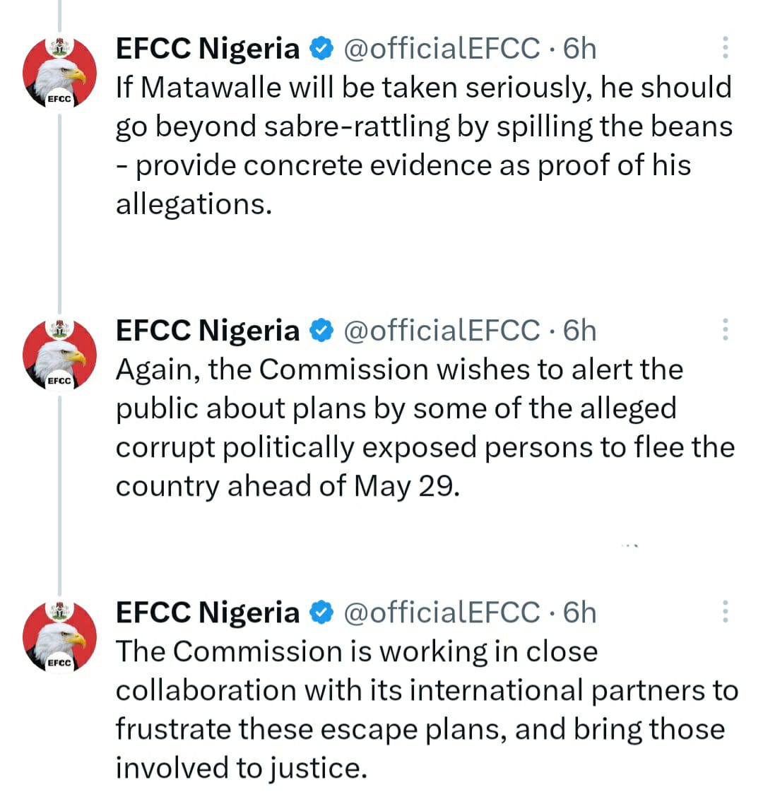 We will not bandy words with a suspect - EFCC writes after Gov Matawalle alleged the commission