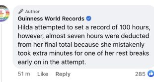 Almost seven hours was deducted from Chef Hilda Baci?s 100-hour attempt to become Guinness World Record holder for longest cooking marathon