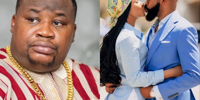 Cubana Chief Priest Reacts To New Photos Of Banky W Kissing Adesuwa To Counter Cheating allegation