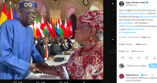 DG of World Trade Organization, Ngozi Okonji-Iweala shares photo of herself with President Tinubu at the Paris Global Financial summit