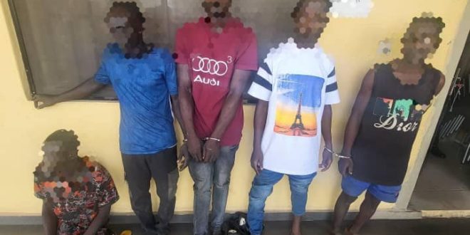 Delta police arrest five suspected child traffickers and rescue 3-year-old boy