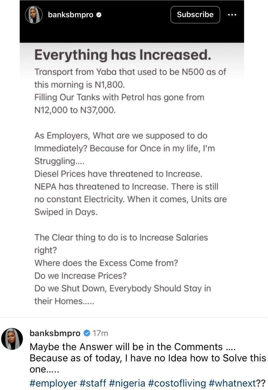 For once in my life I am struggling - Businesswoman, Banke Meshida-Lawal laments the high cost of doing business in Nigeria now