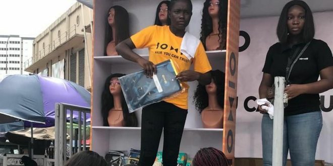 From Waves to Weaves: 10×10 storms hair industry with a 9-day market activation in Lagos