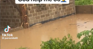 Man expresses regrets building his house in an area that experiences flood