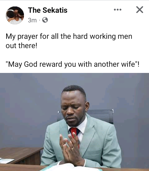 "May God reward you with another wife" - Botswana polygamist pastor prays for