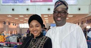 Mercy Aigbe joins husband Kazim Adeoti on pilgrimage to Mecca