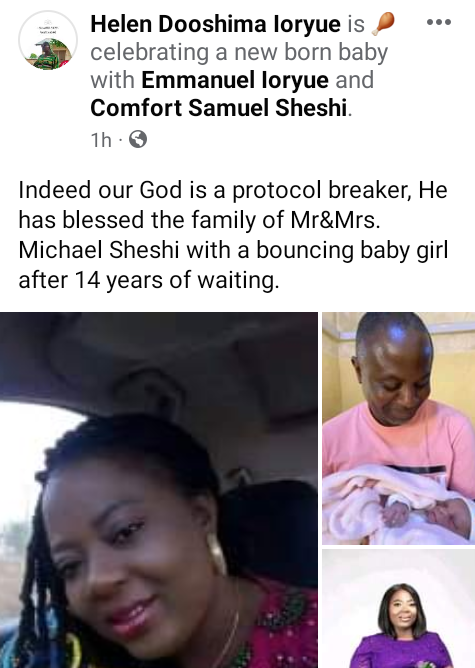 Nigerian couple welcome first child after 14 years of waiting