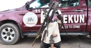 Osun Amotekun arrests man for illegal possession of firearms