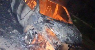 Passer-by shot, vehicles burnt as gunmen attack former governor, Umahi