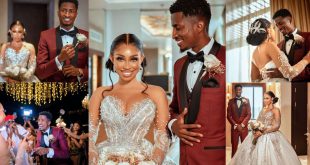 Peter Olayinka: Super Eagles star and Nollywood wife celebrate 2nd wedding anniversary