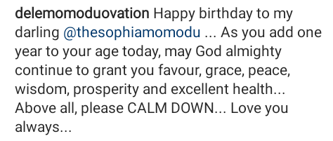 "Please calm down" - Media mogul, Dele Momodu advises his niece, Sophia Momodu
