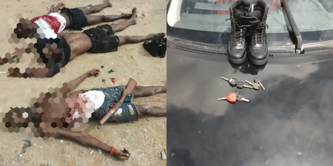 Police gun down three suspected armed robbers in Delta