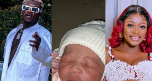 Portable Zazu announces the arrival of fifth child with Yoruba actress