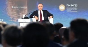 Putin Asserts Ukraine’s Counteroffensive Has ‘No Chance’ at Economic Forum