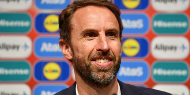 England manager Gareth Southgate during a press conference