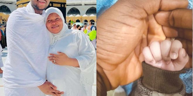 Skit Maker Cute Abiola Welcomes First Child With Wife
