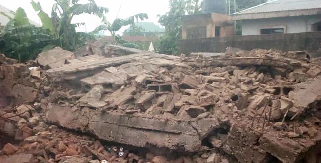 Storey building collapses in Ogun