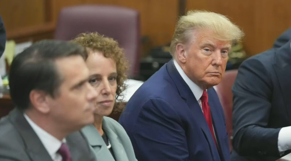 Trump at defense table In the charges filed in Manhattan, the judge referred to Trump as “the defendant” or “Mr. Trump,” but in the Florida federal charges, the judge referred to Trump as “former President Trump.”