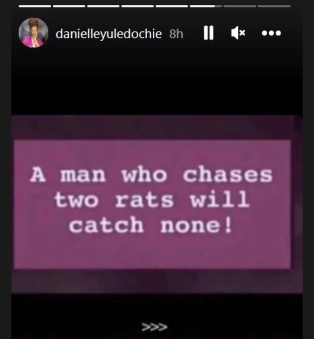 A man who chases two rats will catch none - Actor Yul Edochie?s daughter shares cryptic post
