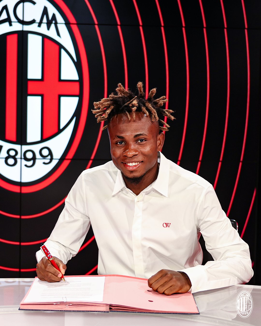 AC Milan confirm signing of Super Eagles winger Samuel Chukwueze on deal until 2028