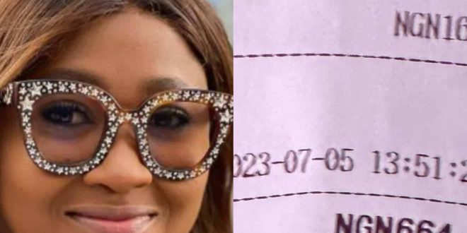 Actress, Mary Njoku Shares Latest Toll Gate Fee, Laments Bitterly