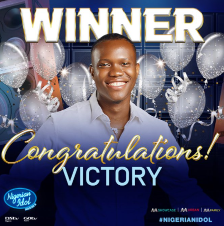 Breaking: Victory Gbakara Wins Season Eight Nigerian Idol