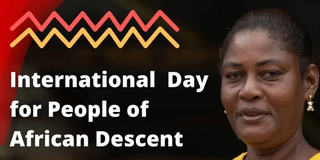 Celebrating The International Day Of People Of African Descent