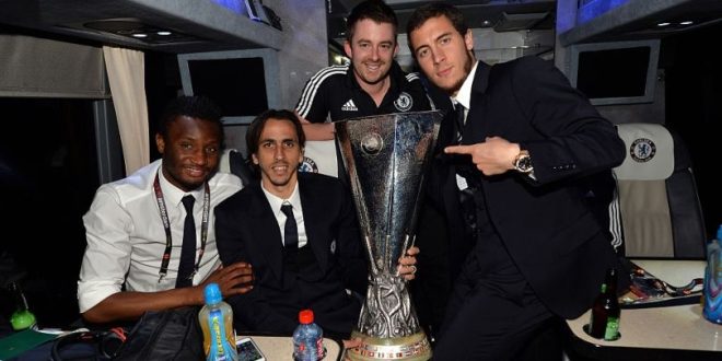 Chelsea Europa League trophy