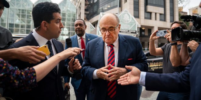 Giuliani Concedes He Made False Statements About Georgia Election Workers