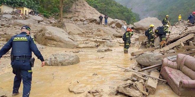 Heavy rains cause landslides in Colombia, killing at least eight