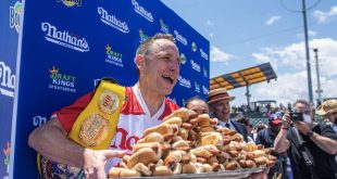 Joey Chestnut Nathans Hot Dog Eating Contest Records Results