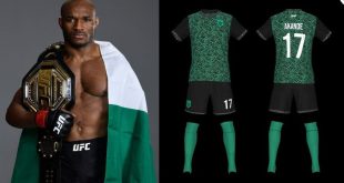 Kamaru Usman: Nigerian Nightmare designs 'Super Eagles' themed jersey for Naija United FC