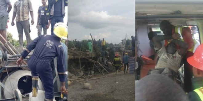 Many feared trapped as four-storey building under construction collapses in Abuja