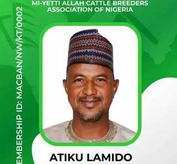 Miyetti Allah says its National VP is missing