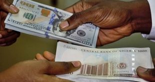 Naira drops against Dollar, exchanges at N803.90 at official window
