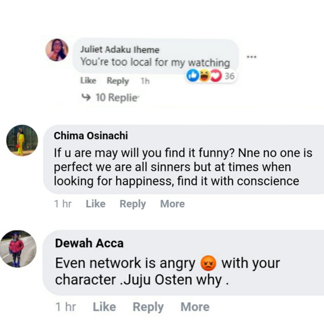 Nigerians react to Judy Austin