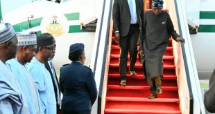 President Tinubu returns from Guinea Bissau (photos)