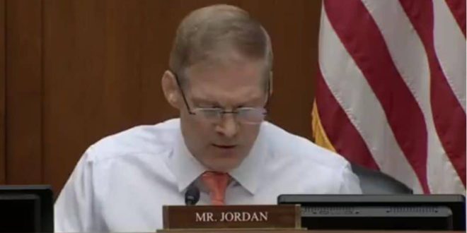 Jim Jordan questions Roger Goodell at a House hearing on Washington Commanders workplace culture
