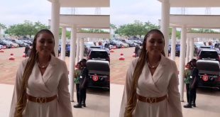 Regina Daniels Storms Nigeria Senate Complex (Video)