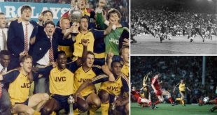 Arsenal 1989 Liverpool Michael Thomas Anfield