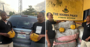 Two arrested as police intercepts N13m worth of illicit drugs
