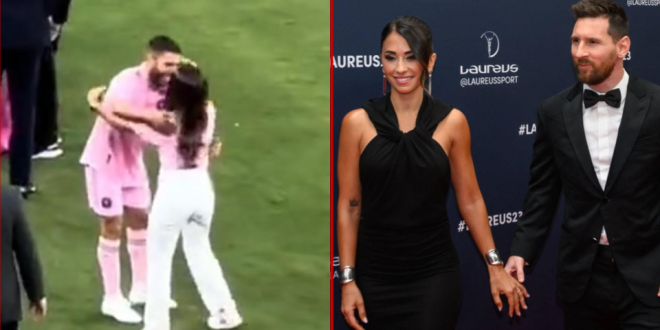 Antonella Roccuzzo: Lionel Messi's wife mistakenly hugs wrong man thinking its her husband