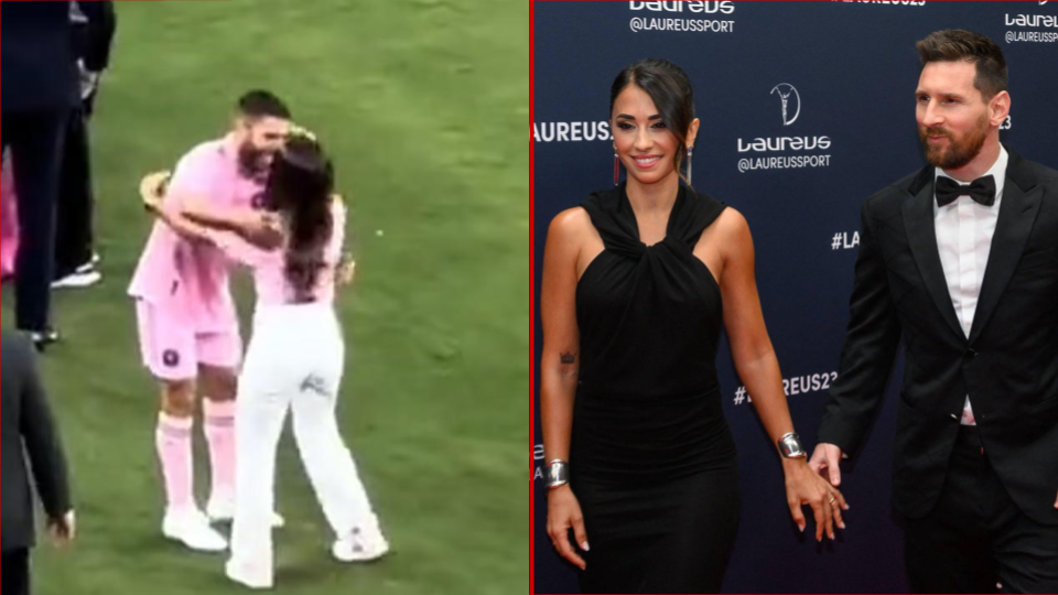 Antonella Roccuzzo: Lionel Messi's wife mistakenly hugs wrong man thinking its her husband